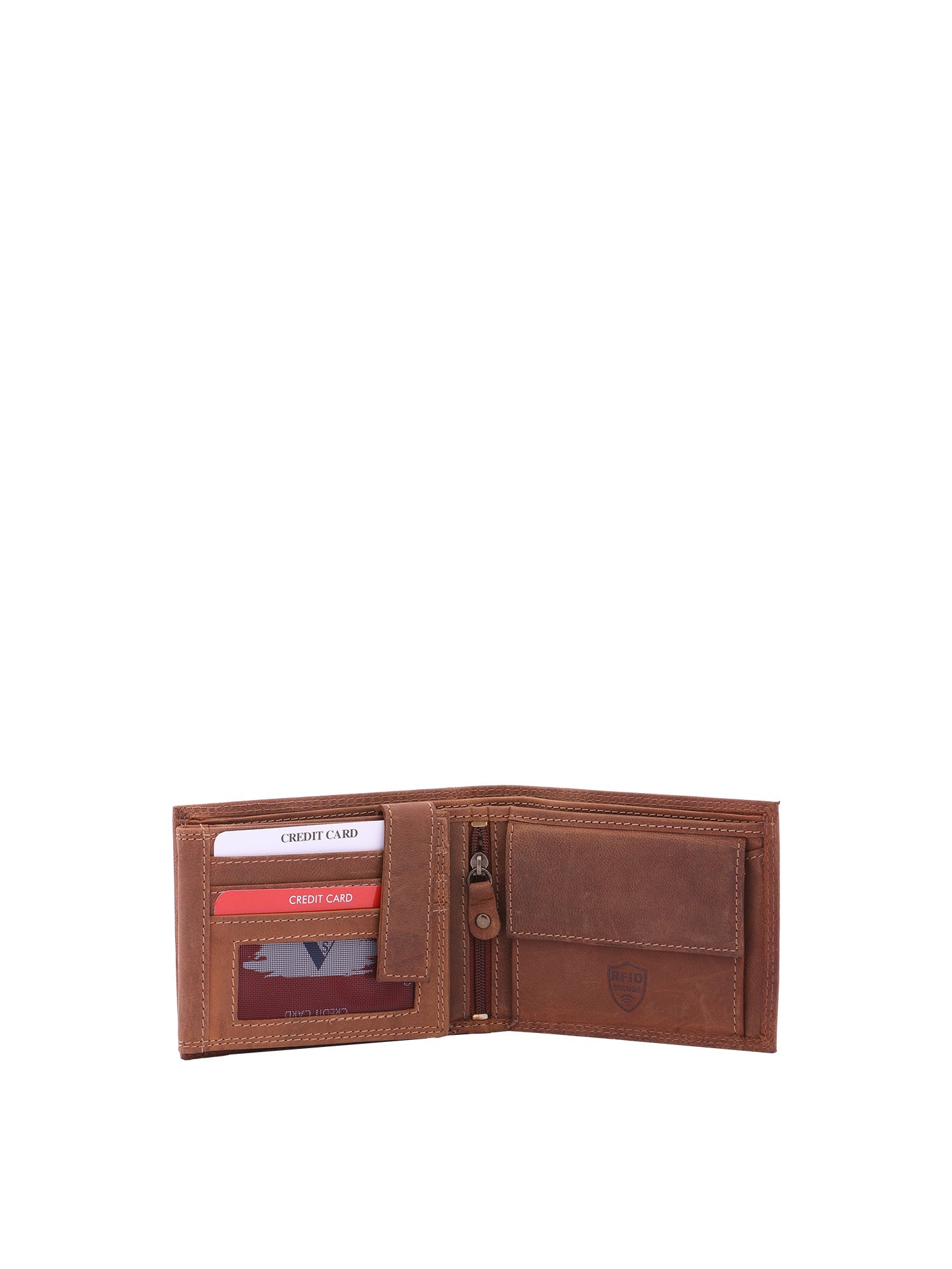 Portafoglio da uomo In Vera pelle Made in Italy 9,5x12,5x2,5 cm