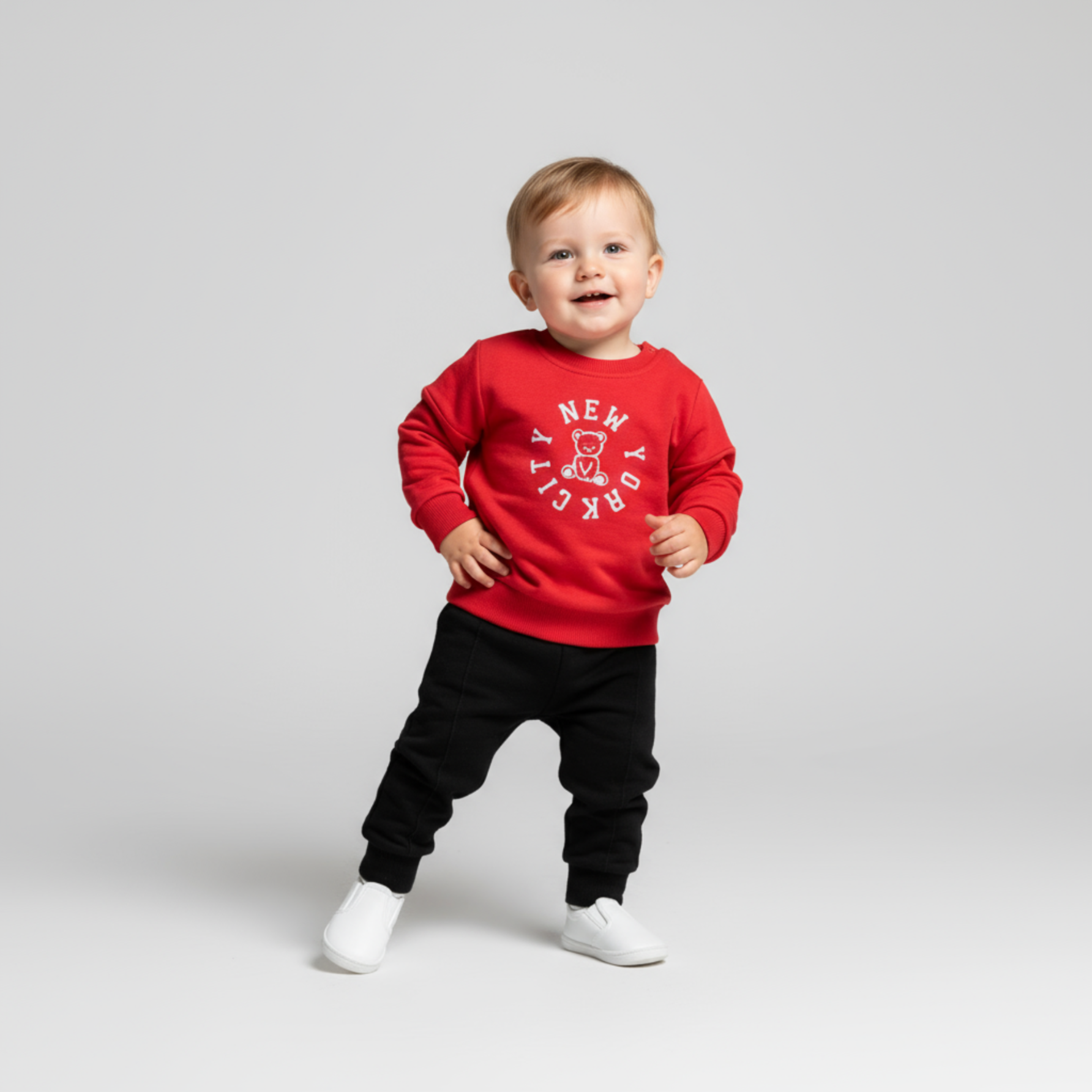 NY Baby Cotton Joggers Set-0