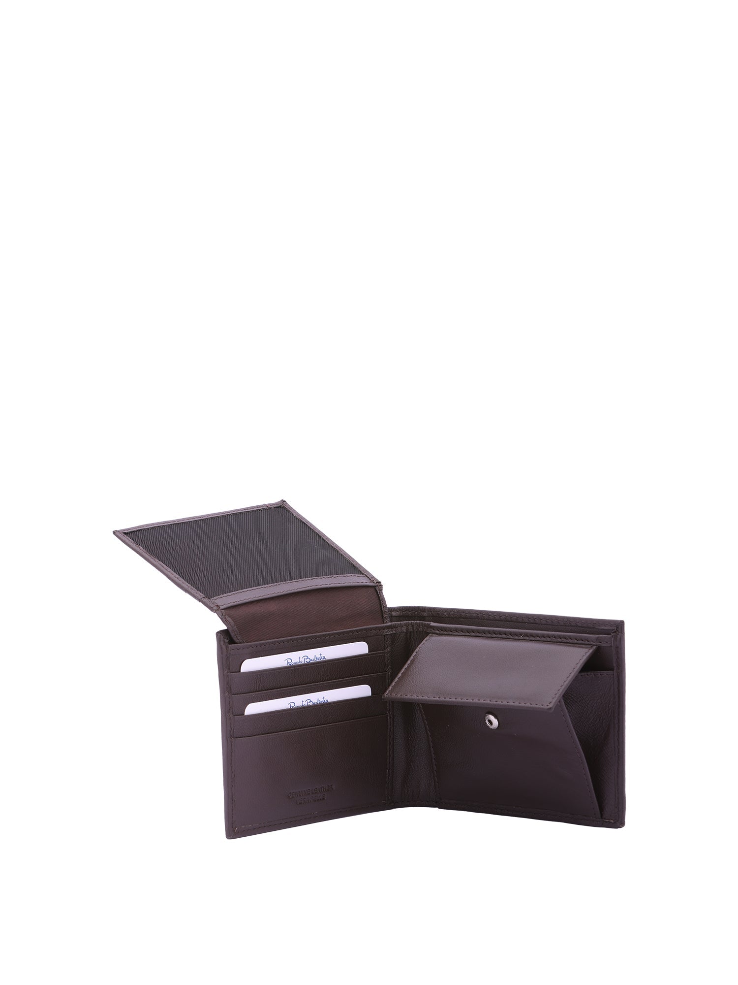 Portefeuille pour homme en cuir véritable Made in Italy 10x12x2,5 cm-4
