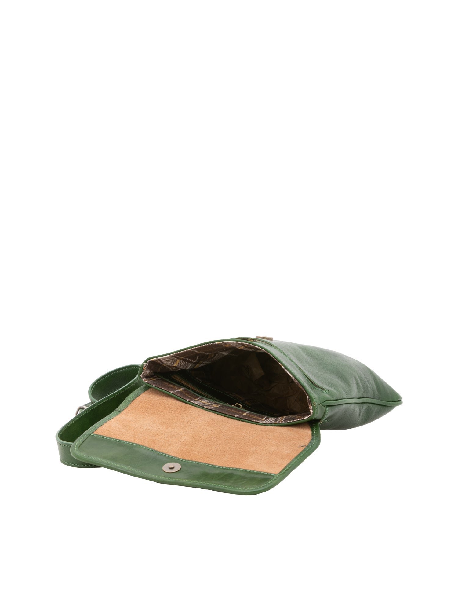 Borsa a tracolla da uomo In Vera pelle Made in Italy 25x23x4 cm-4