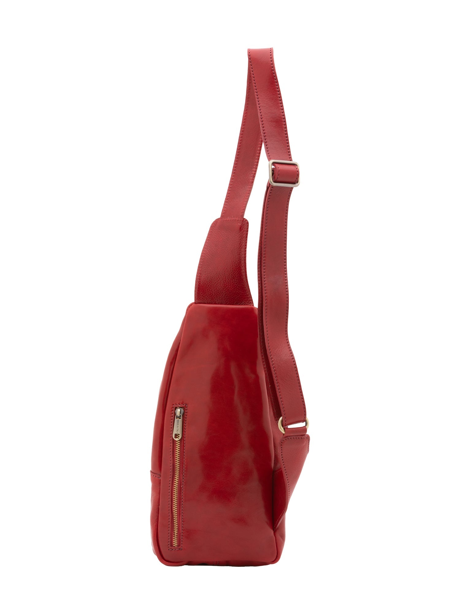 Sac de taille pour homme en cuir véritable fabriqué en Italie 33x17x7 cm-3