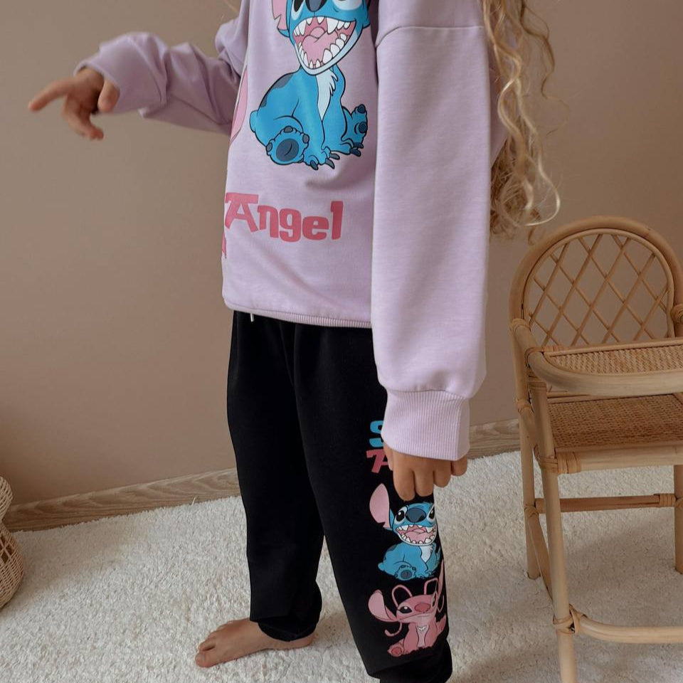 STlTCH Friends Girls Jogger Set-2