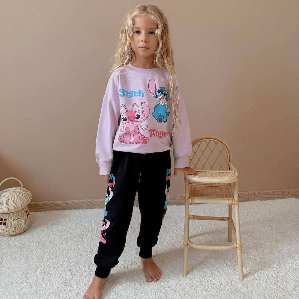 STlTCH Friends Girls Jogger Set-0
