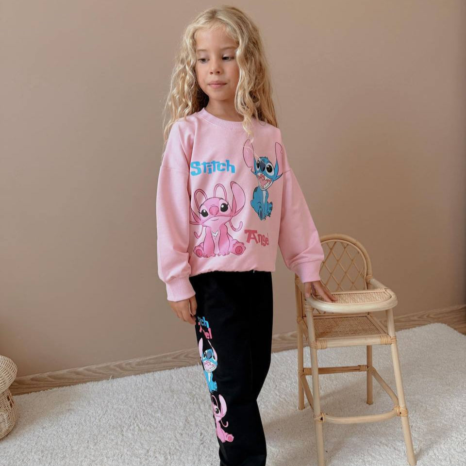 STlTCH Friends Girls Jogger Set-3