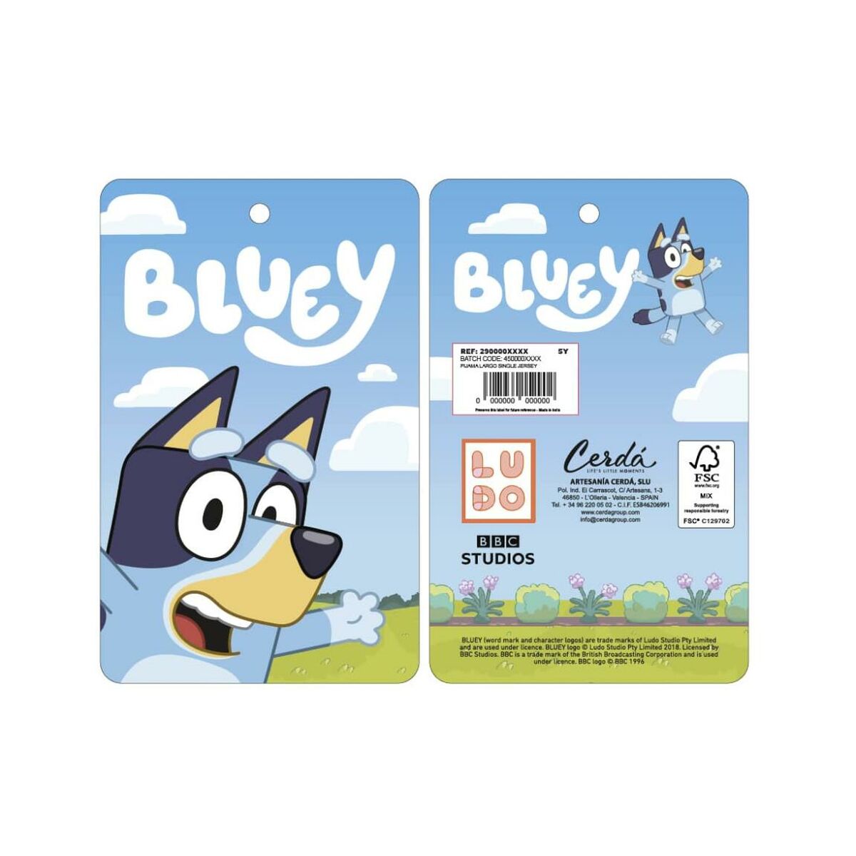 Children's Pyjama Bluey Light Blue