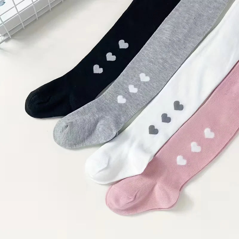 Collants Fille Cœur Doux