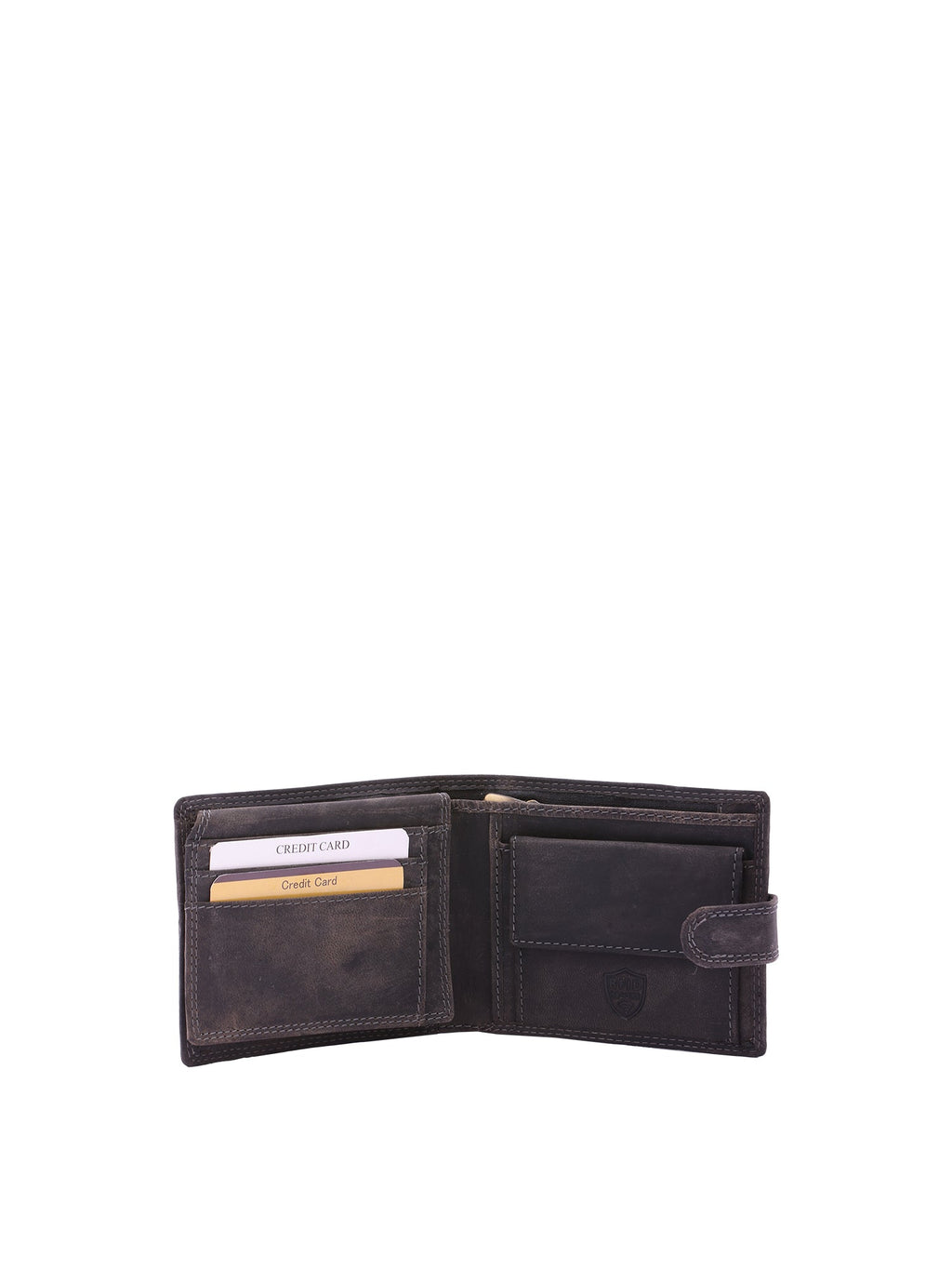 Portafoglio da uomo In Vera pelle Made in Italy 10x12,5x3 cm