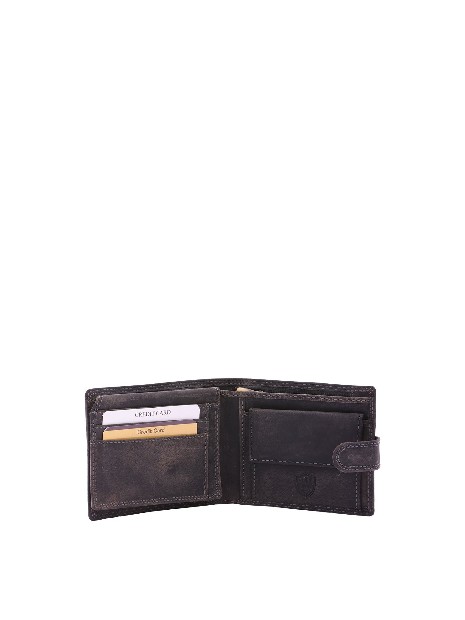 Portafoglio da uomo In Vera pelle Made in Italy 10x12,5x3 cm