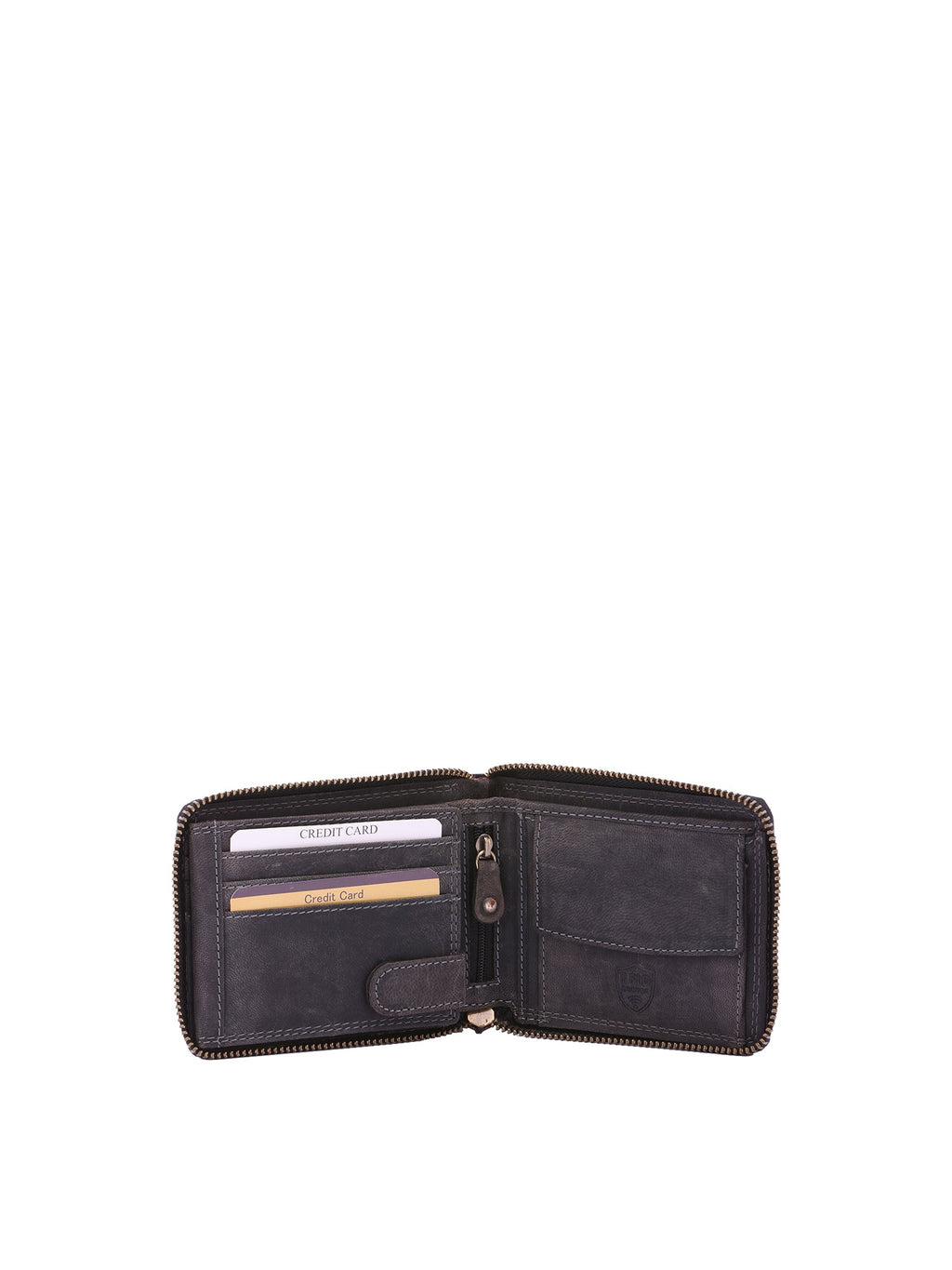 Portafoglio da uomo In Vera pelle Made in Italy 9,5x12,5x2,5 cm