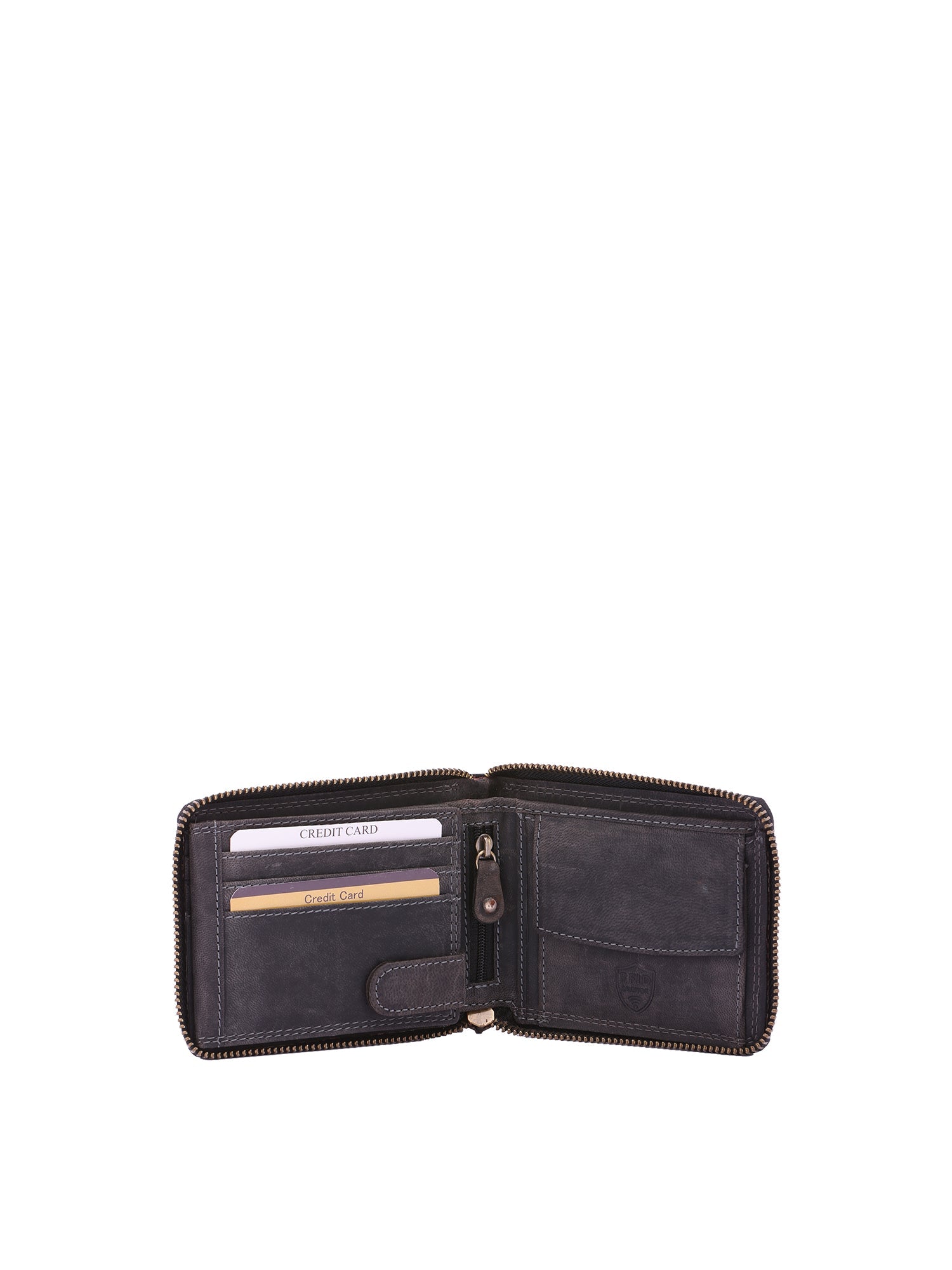 Portafoglio da uomo In Vera pelle Made in Italy 9,5x12,5x2,5 cm