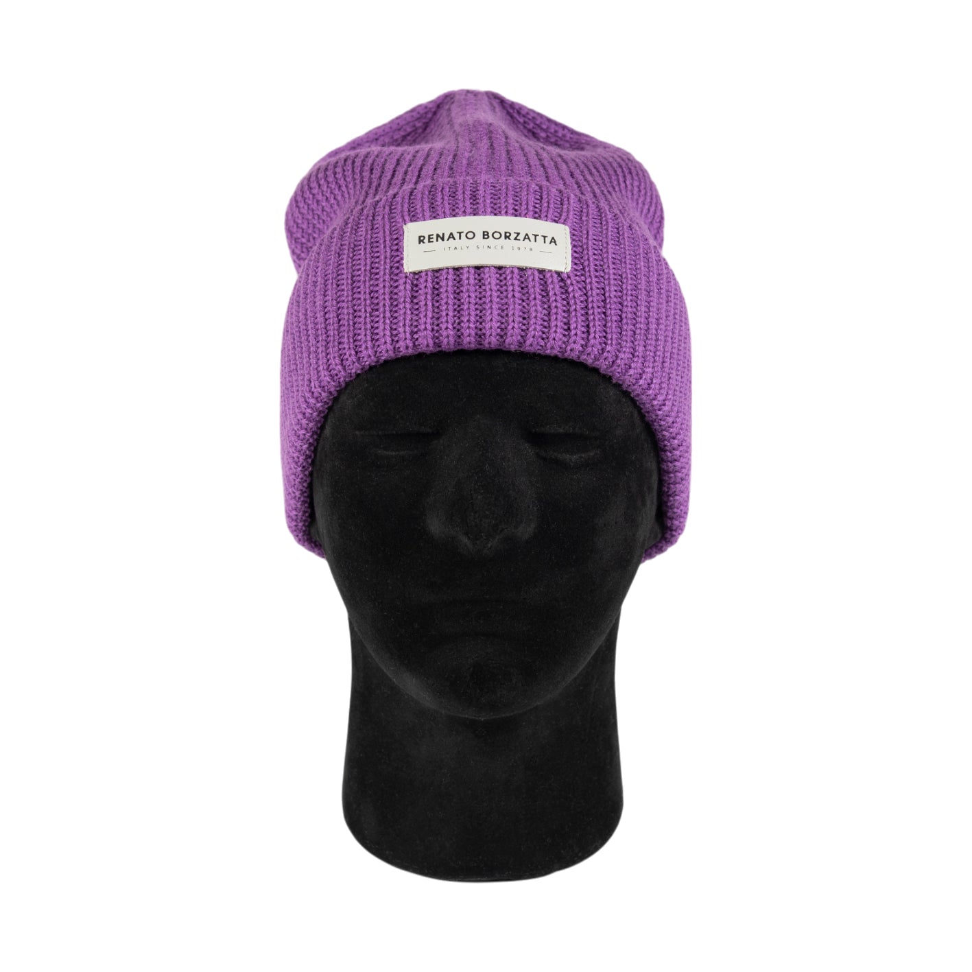 RB5003Y  | Berretto in Maglia CERVINO Misto Lana Made in Italy. Colore Viola - Taglia Unica