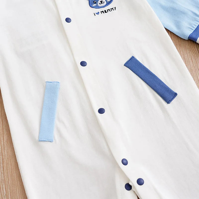 Rompers Bébé Ours Bleu