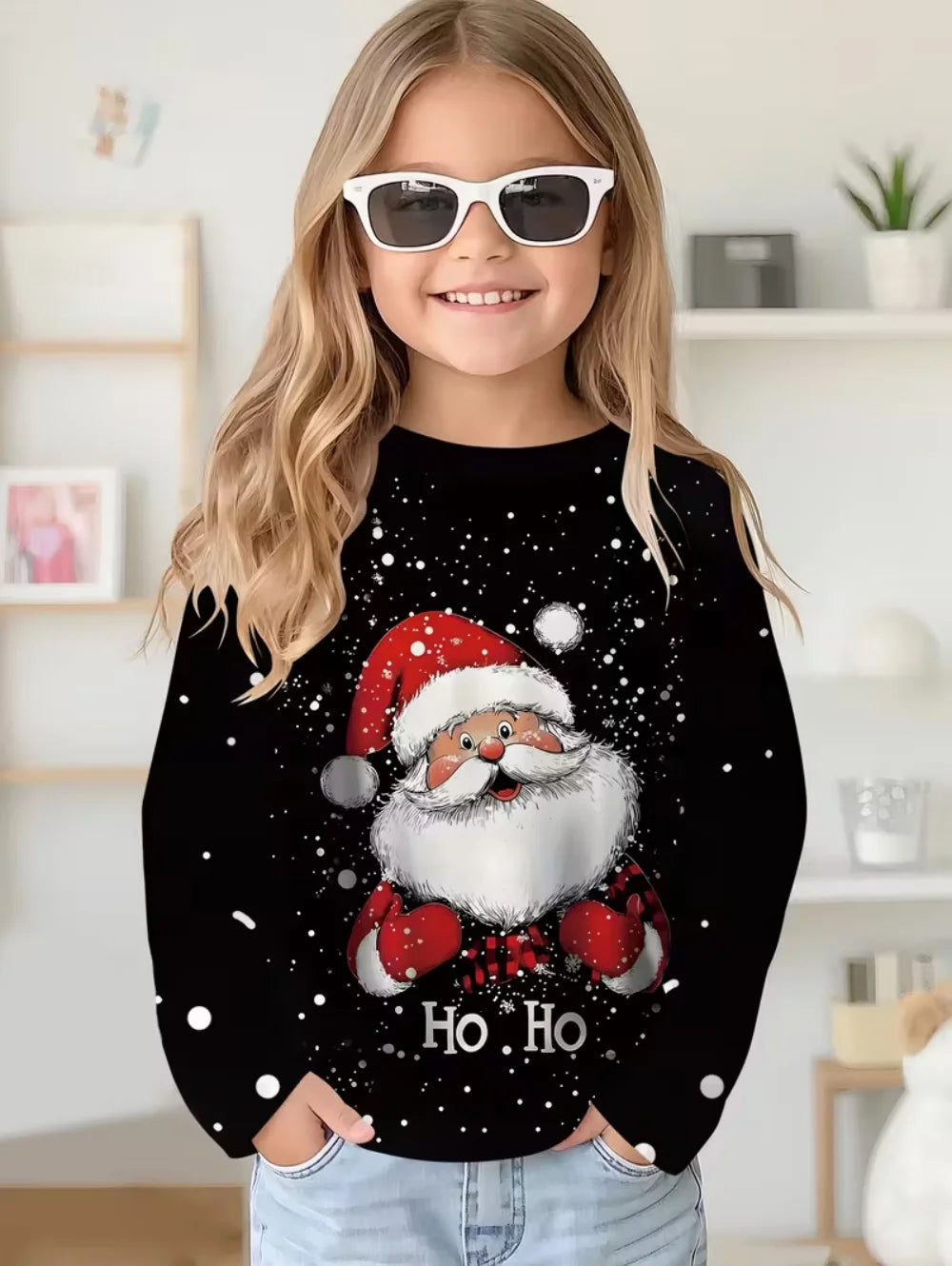 T-shirt Enfant Noël 3D