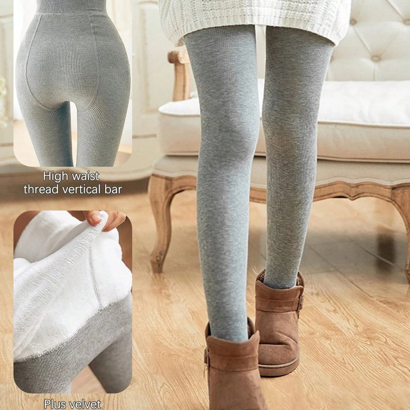 Leggings Thermiques Femme Hiver
