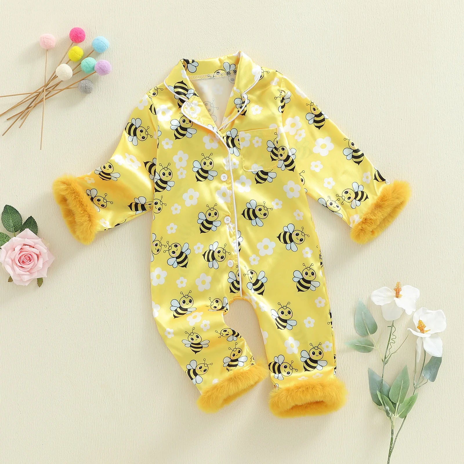 Pyjama Bébé Fille Abeille