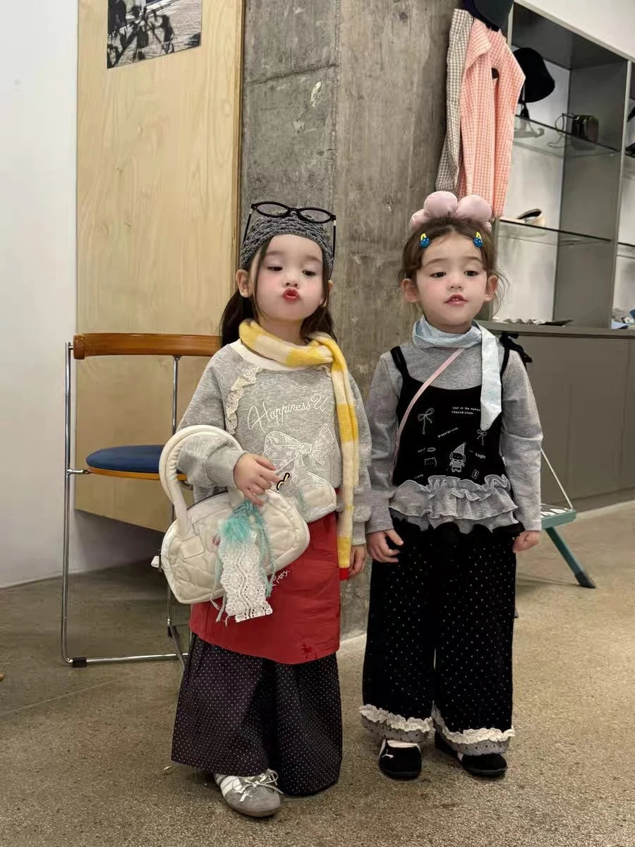 T-shirt Fille Manches Longues