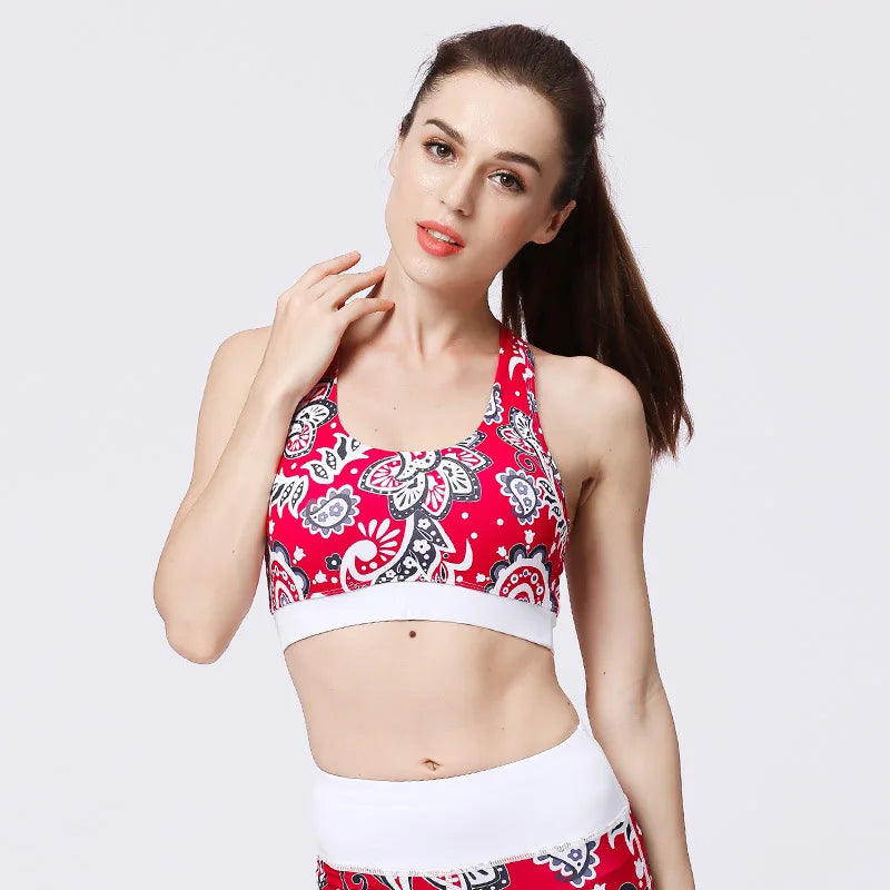 Ensemble Sport Femme Fleuri