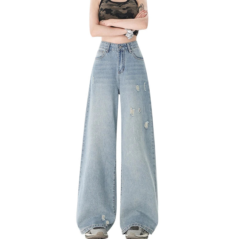 Jean Femme Droit Vintage Y2K