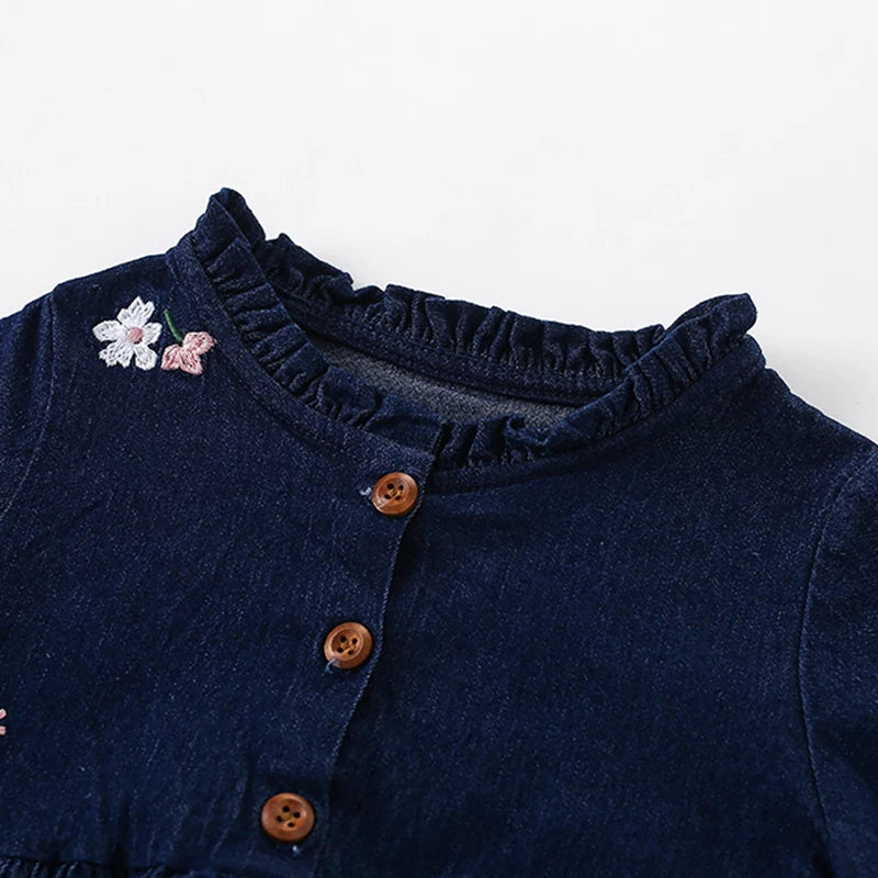 Robe Fille Denim Casual