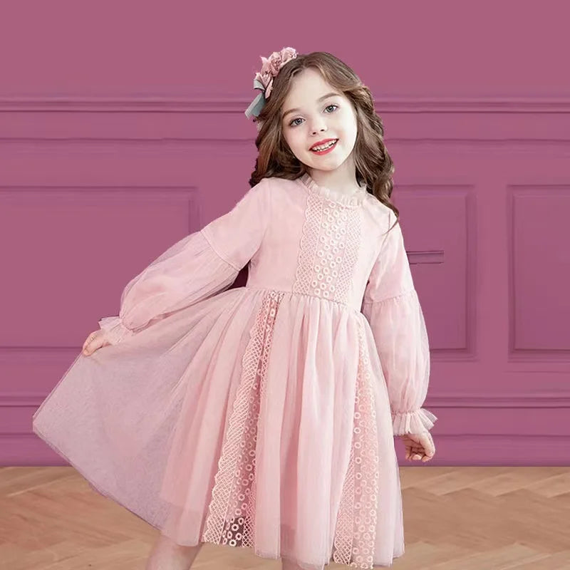 Robe Princesse Fille Dentelle