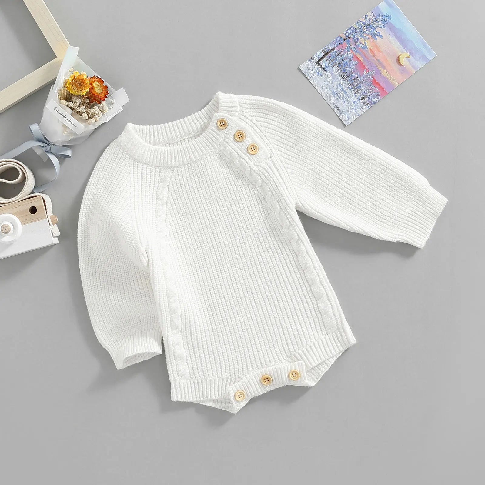 Combinaison Tricot Bébé Mixte