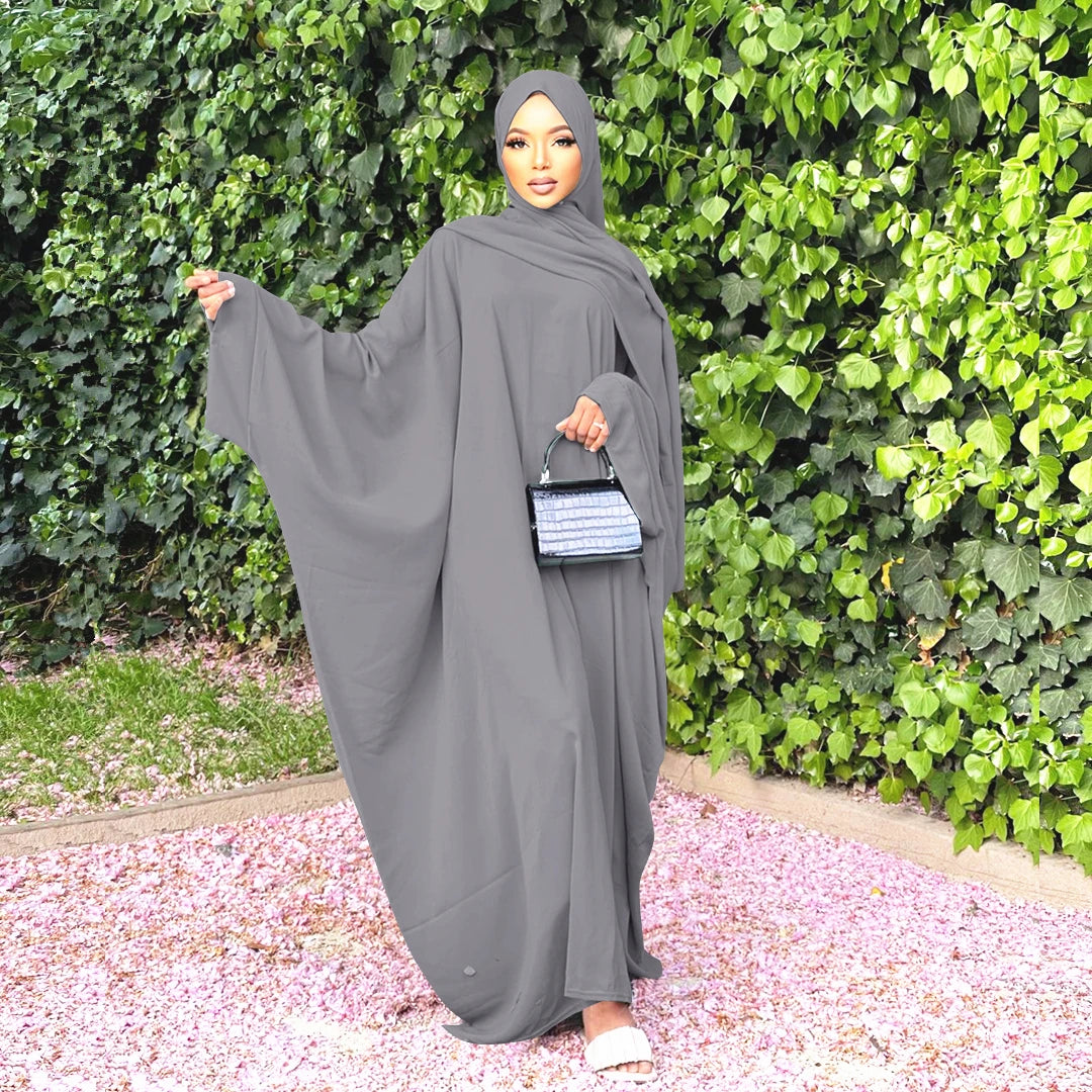 Abaya Femme Manches Chauve-Souris