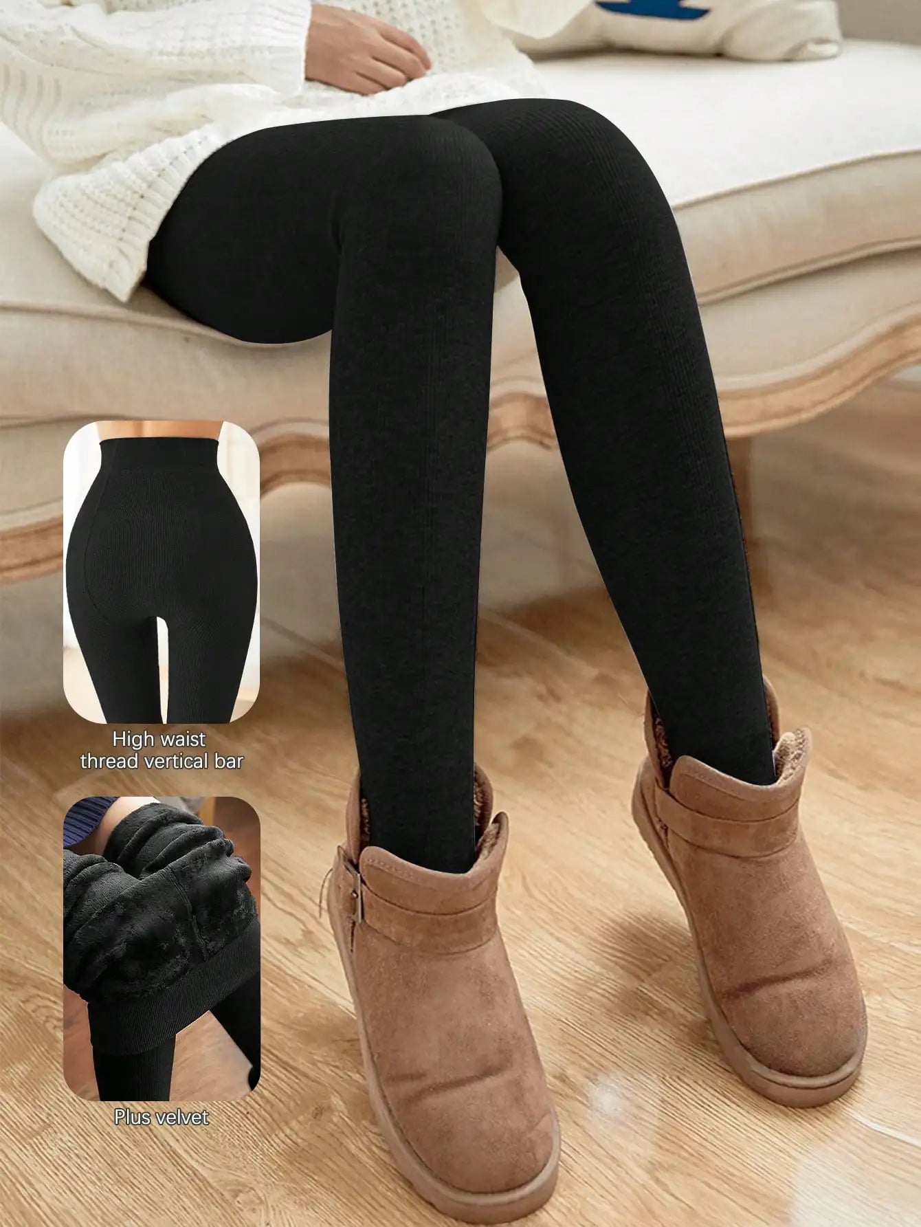 Leggings Thermiques Femme Hiver