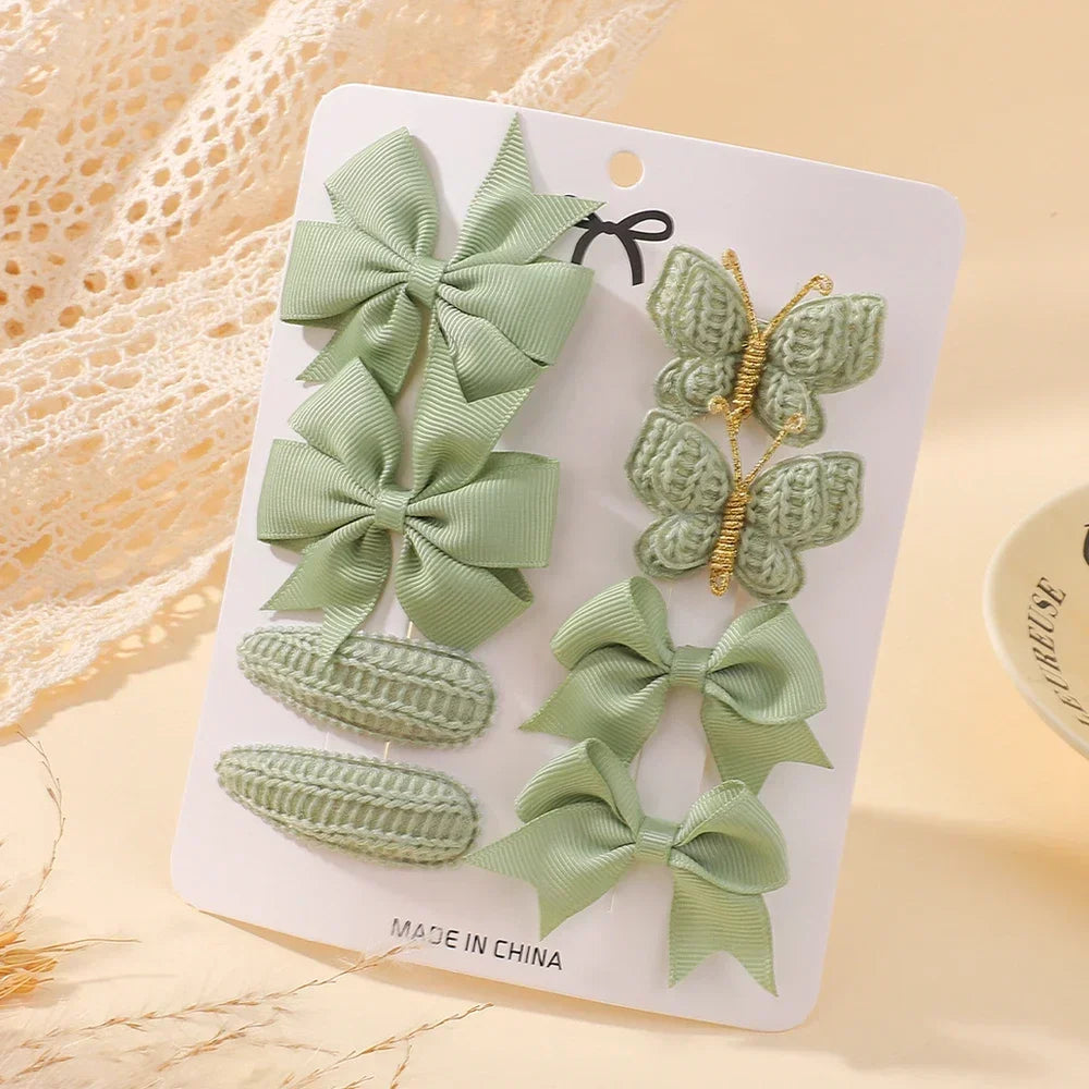 Lot Barrettes Papillon Bébé