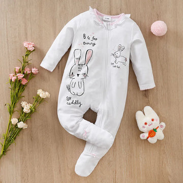 Body Bébé Lapin Blanc