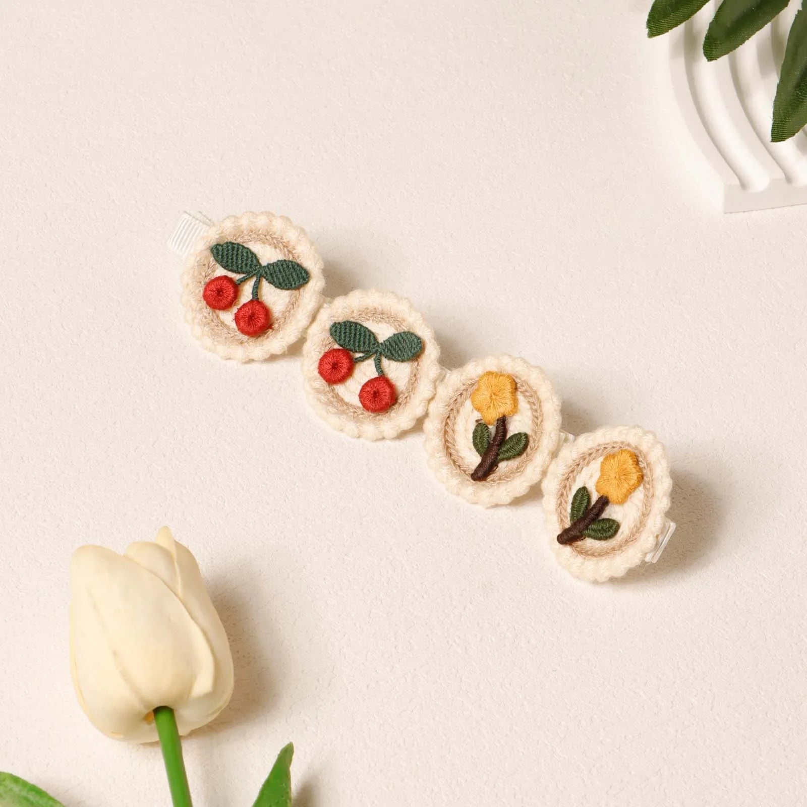 Barrettes Fleurs Bébé