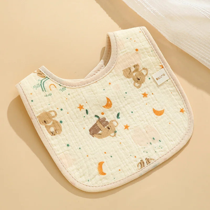 Bavoir Bébé Coton 6 Couches