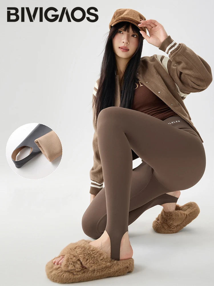 Leggings Chauds Femme Hiver