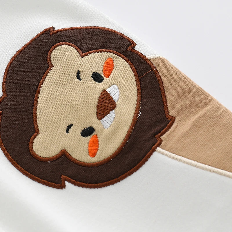 Combinaison bébé en coton manches longues – automne