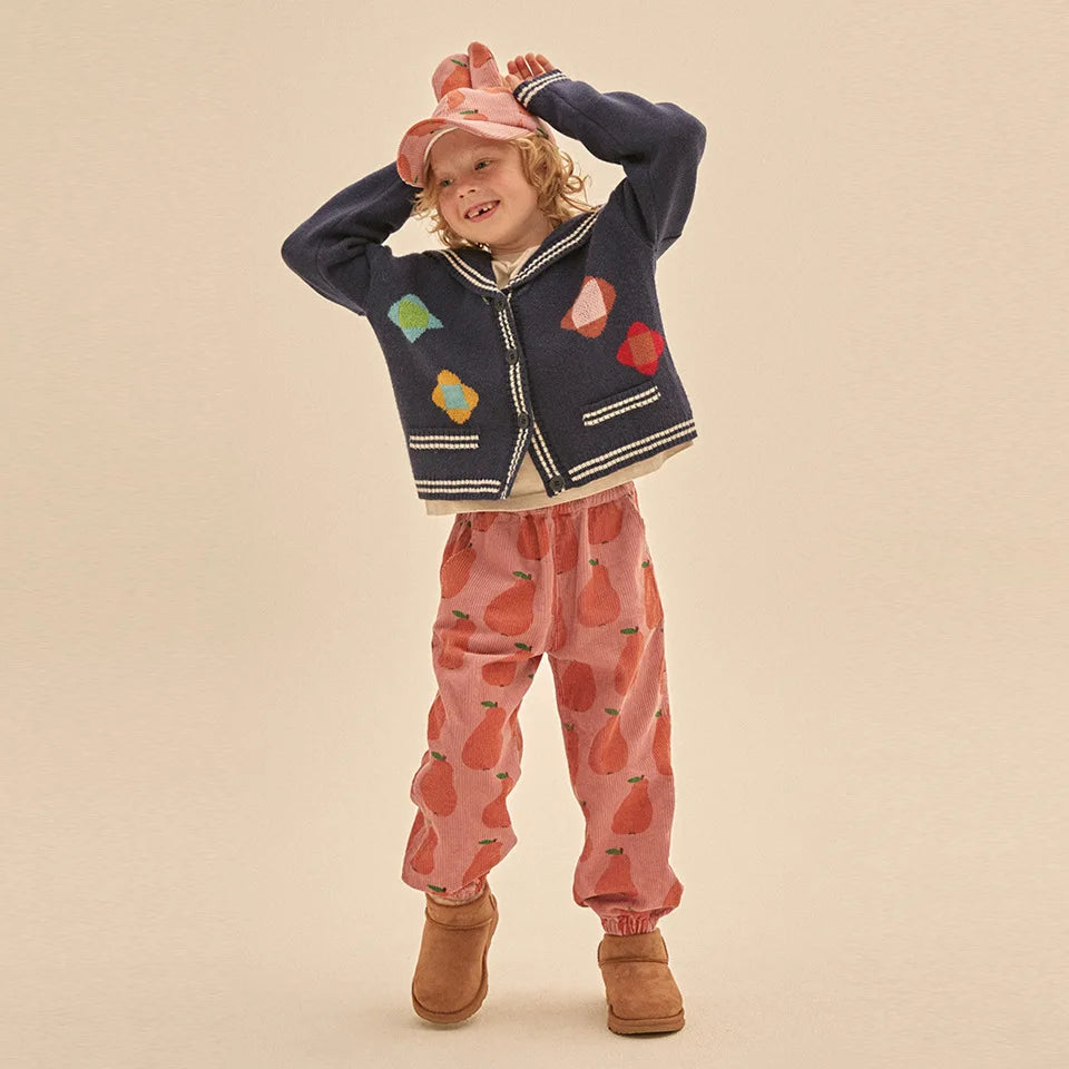 Ensemble Fille Velours Automne