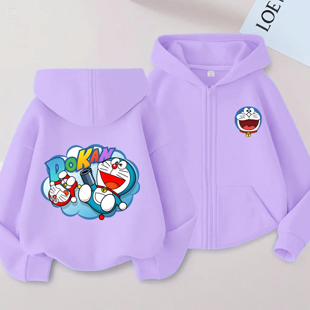 Cardigan Capuche Doraemon Enfant
