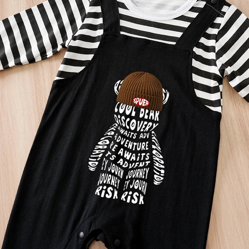 Combinaison Rayée Bébé Garçon