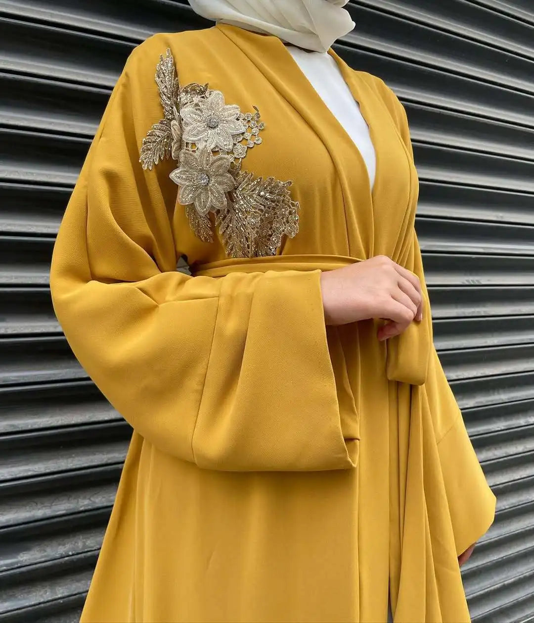 Abaya Femme Longue Brodée