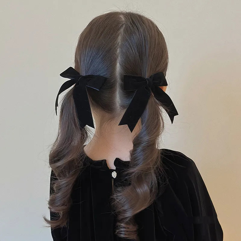 Barrettes Noël Nœud Velours