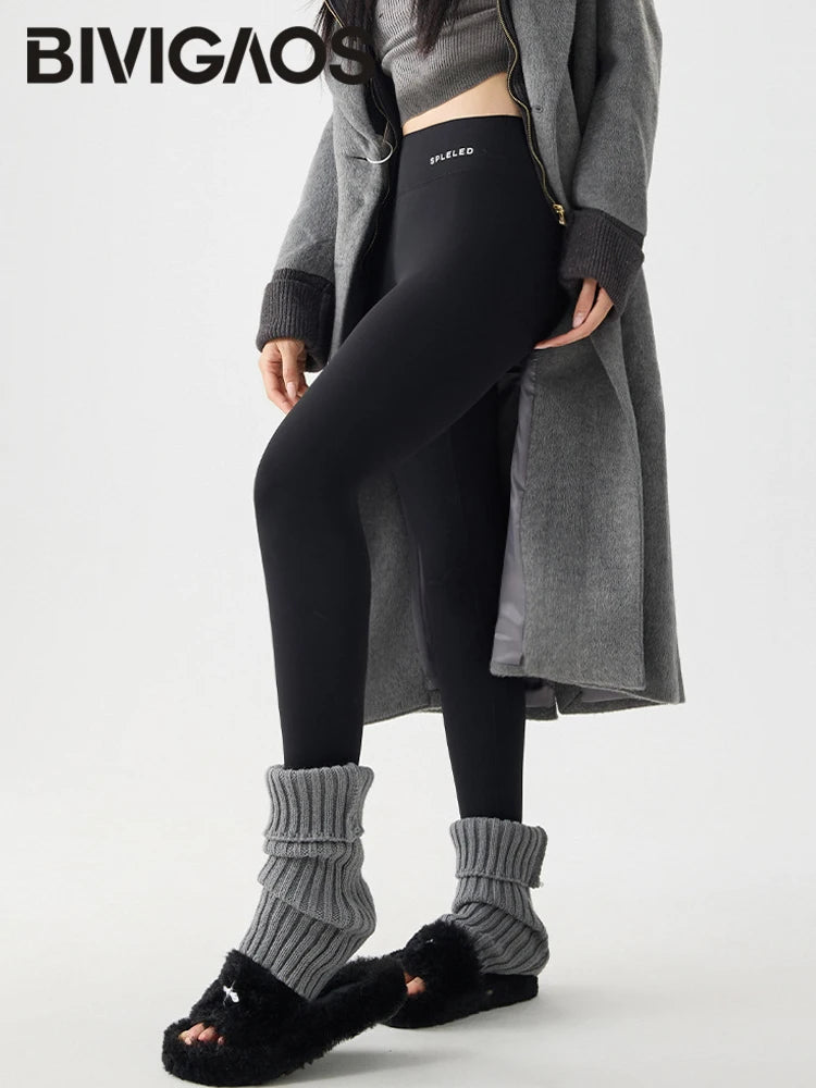 Leggings Chauds Femme Hiver