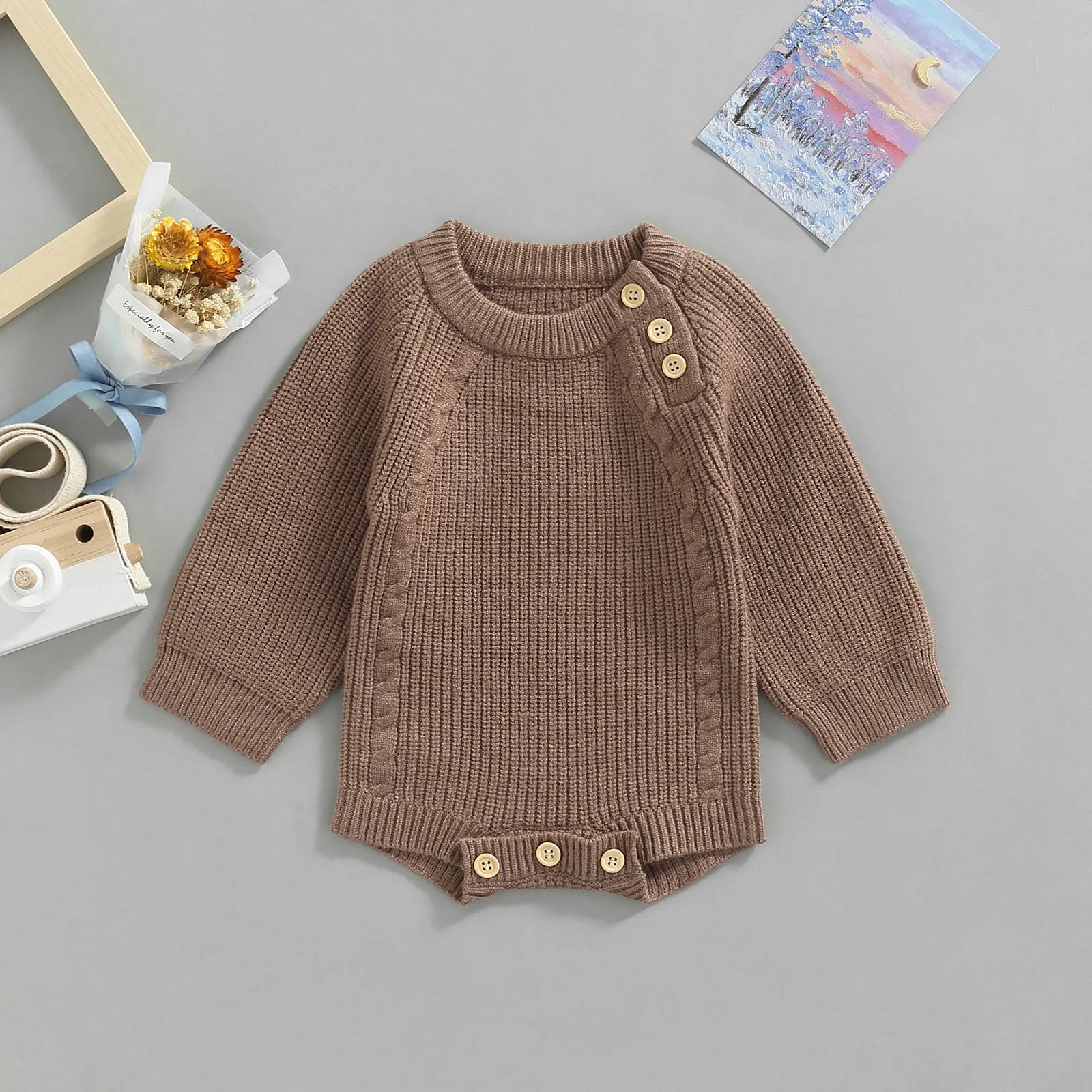 Combinaison Tricot Bébé Mixte