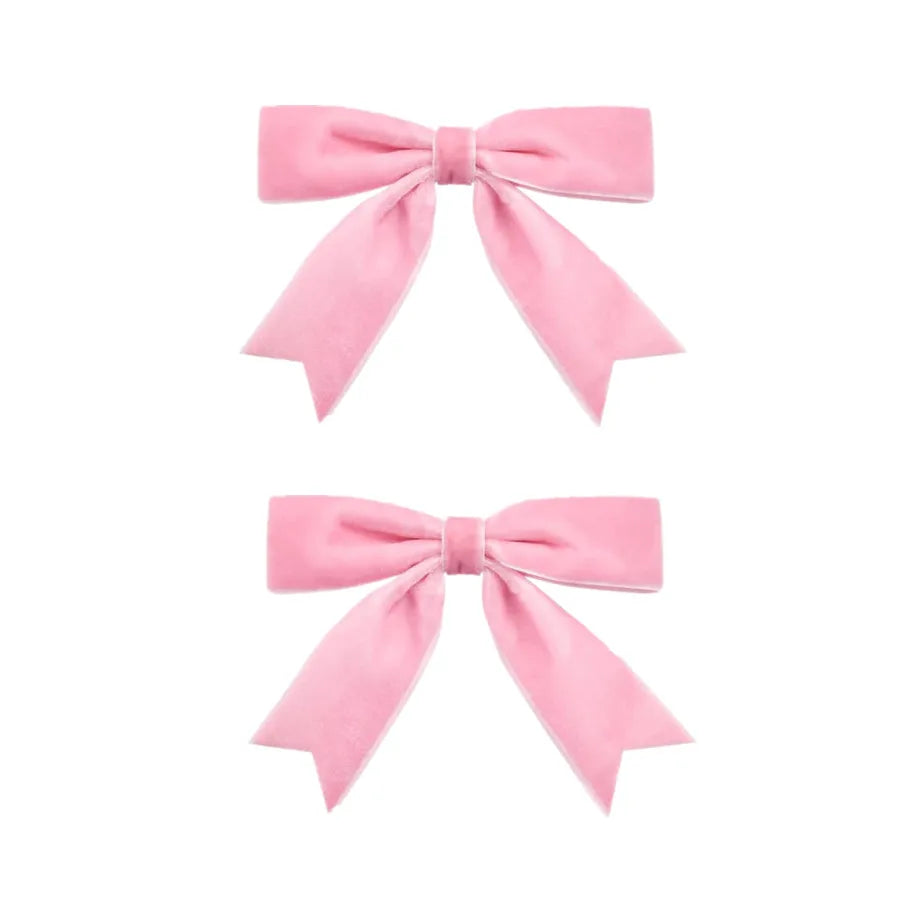 Barrettes Noël Nœud Velours