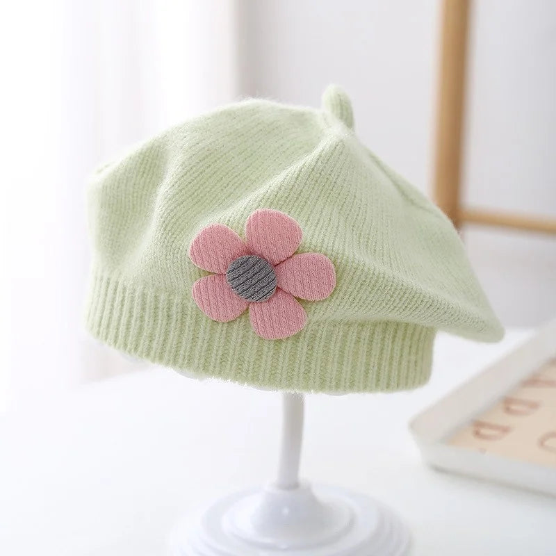 Béret Bébé Fille Tricot