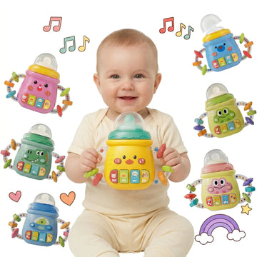 Hochet musical et anneau de dentition pour bébé