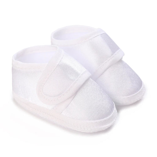 White Baptismal Shoes For Newborn Babies First Pair Of Baptismal Shoes