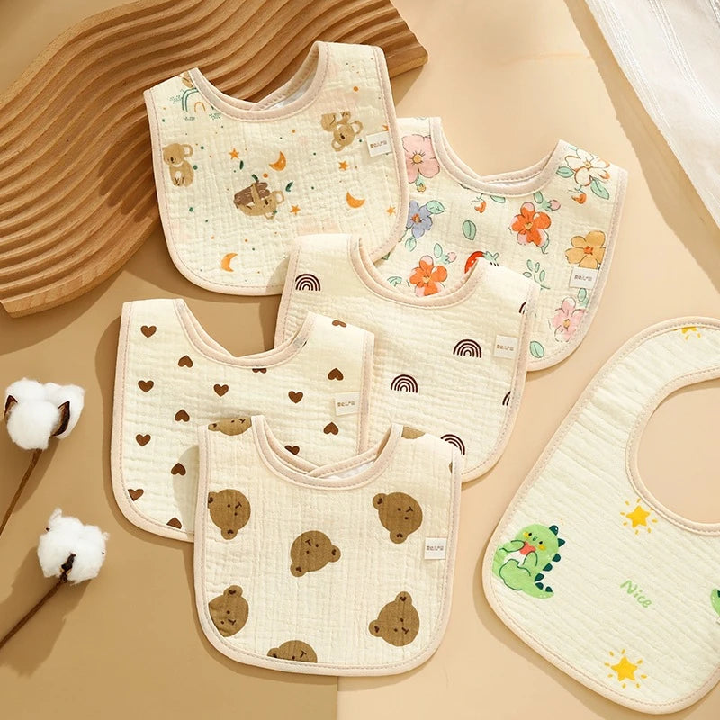 Bavoir Bébé Coton 6 Couches
