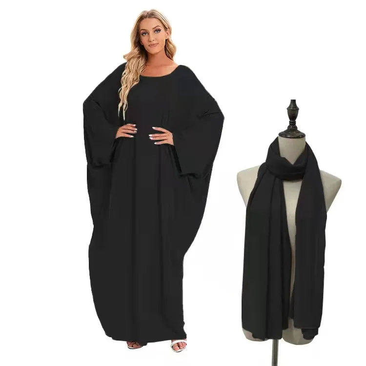 Abaya Femme Manches Chauve-Souris