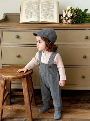 Barboteuse Tricot Bébé Coréenne