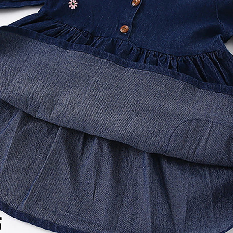 Robe Fille Denim Casual