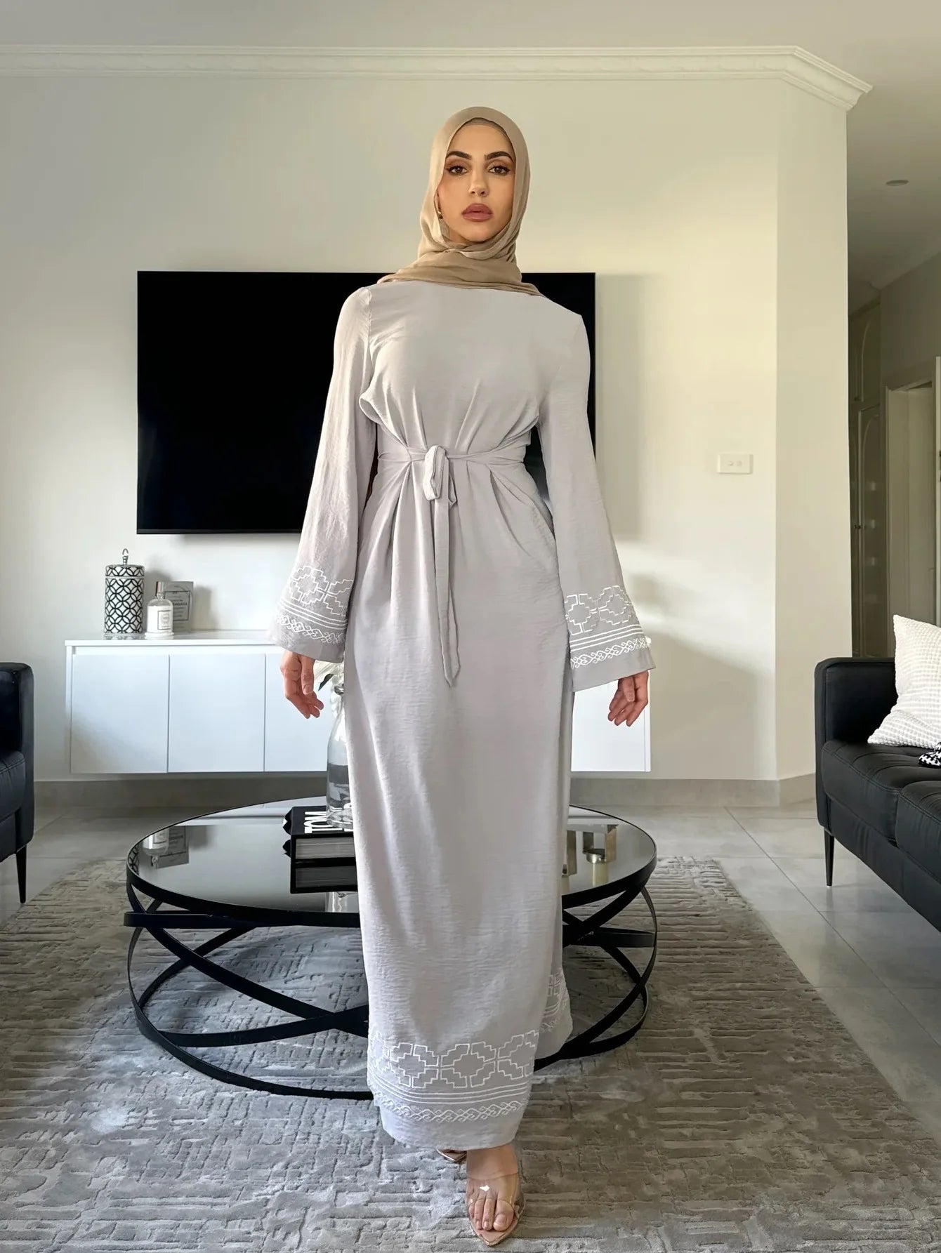 Abaya Femme Brodée Luxe