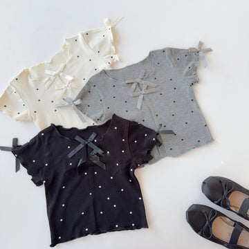 T-shirt Bébé Été Pois